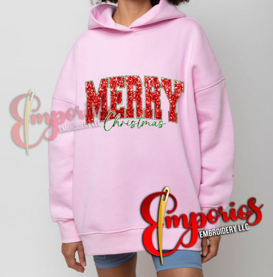 Christmas Sweatshirt – Merry & Bright Holiday Crewneck